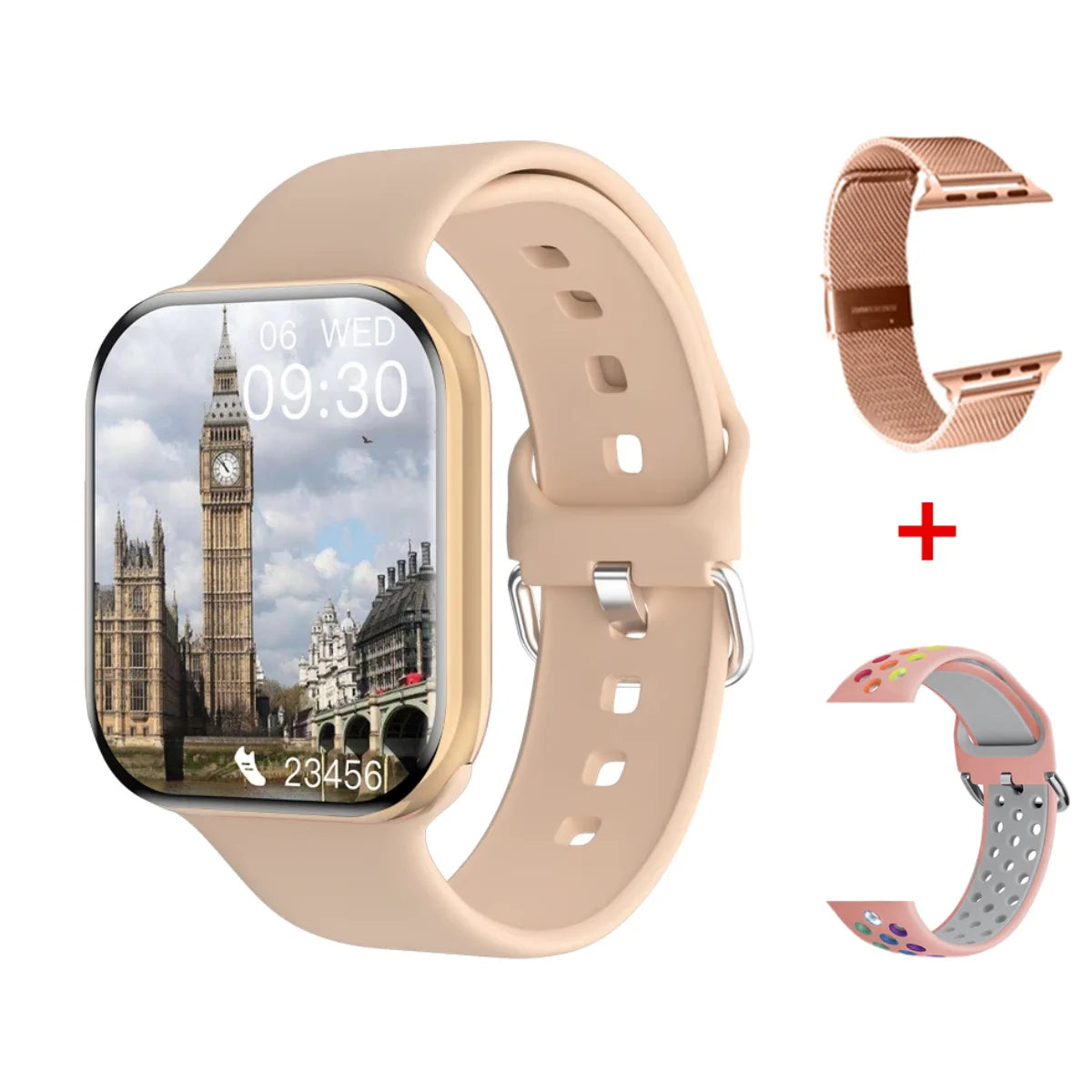 2025 Series 10 Watch 10 GPS Smart Watch Memory Music Video Bluetooth Call Heart Rate Waterproof NFC Smartwatch For Android IOS