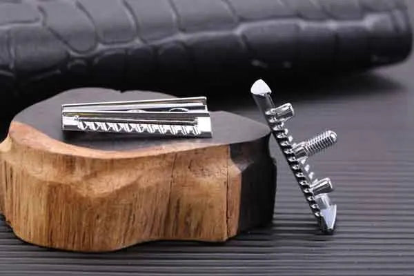 YAQI Top Aggressive Chrome Color Double-edged Mens Slant Safety Razor Head Replacement Accessory