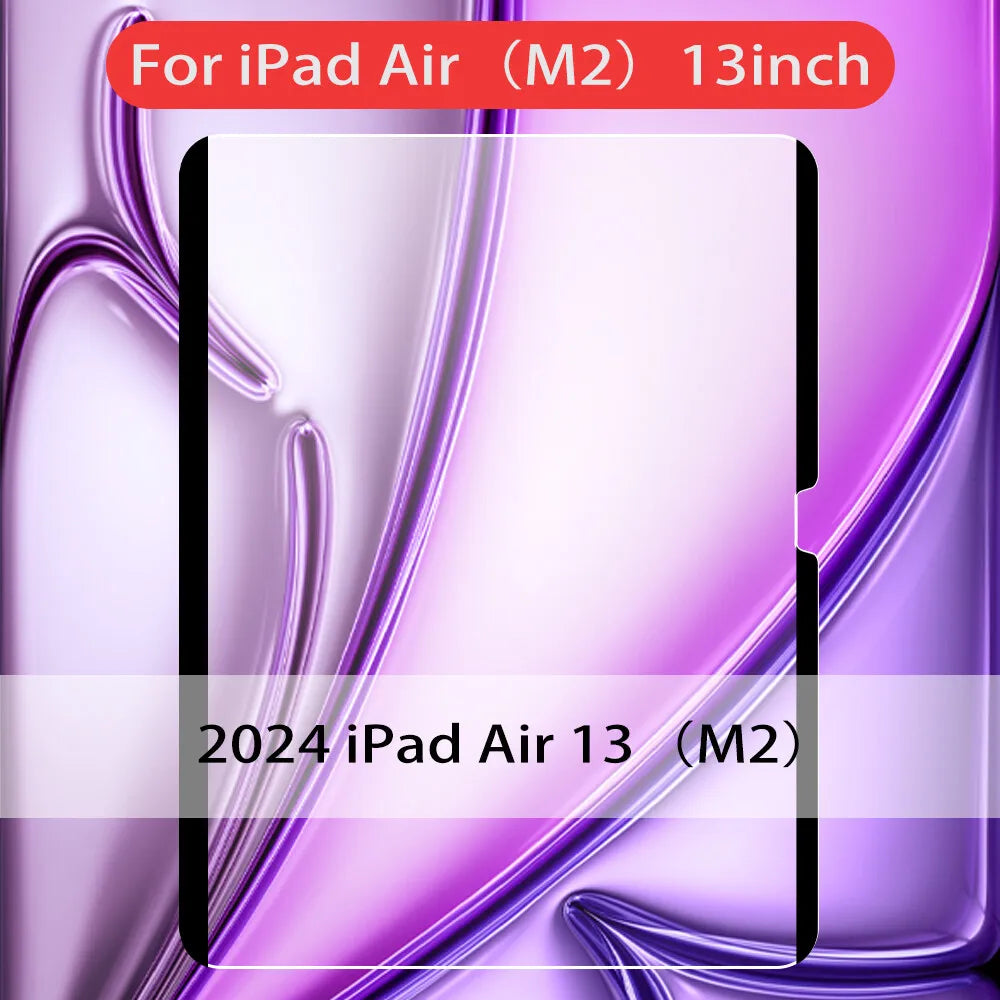 Paper Feel Screen Protector Film for iPad Air 11in 2024 Pro 11/12.9 Air 4 5 10/9/8/7th Generation Removable Magnetic Attraction