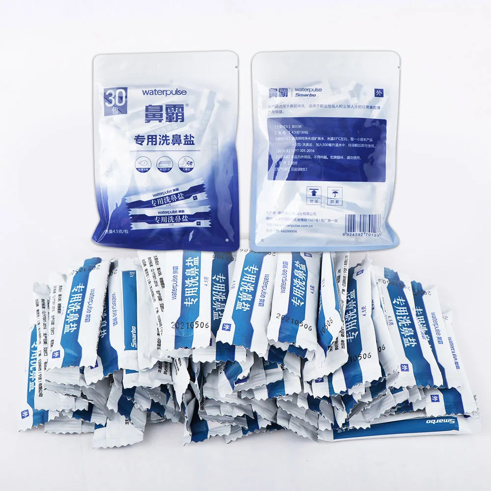 60pcs 2.7g 4.5g Nasal Wash Salt for Adults Children Nose Cleaner Rinse Allergic Rhinitis Relief Nose Cavity Protector Irrigation