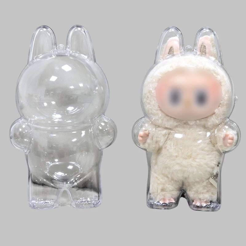 Transparent Protective Case Doll Case Doll Clothes Acrylic Protective Case Portable Doll Storage Box Chunky Doll Storage Bag