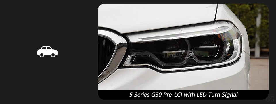 Car Styling Head Lamp for BMW 5 Series G30 Headlights 2017-2021 Headlight LED DRL Signal Projector Lens Automotive Accessories