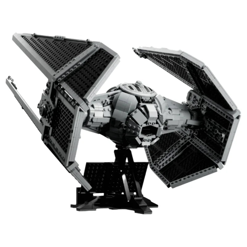 New Spaceship TIE 1931Pcs Interceptors Bricks Model Sets Building Blocks Modified from Imperial Fighters Assembly MOC Toys Gifts
