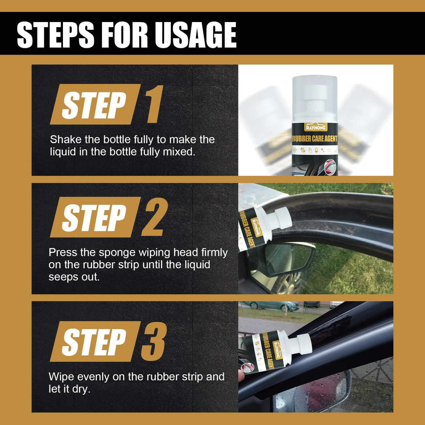 100ml Car Rubber Curing Agent Rubber Renovator Care Spray Liquid Wax Polish Care Agent Car Cleaner Maintenance Supplies