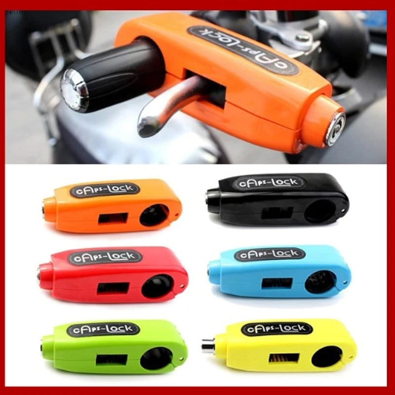 Universal Motorcycle Handlebar Lock Anti-theft Accelerator Brake Lock Motorcycle Accessories