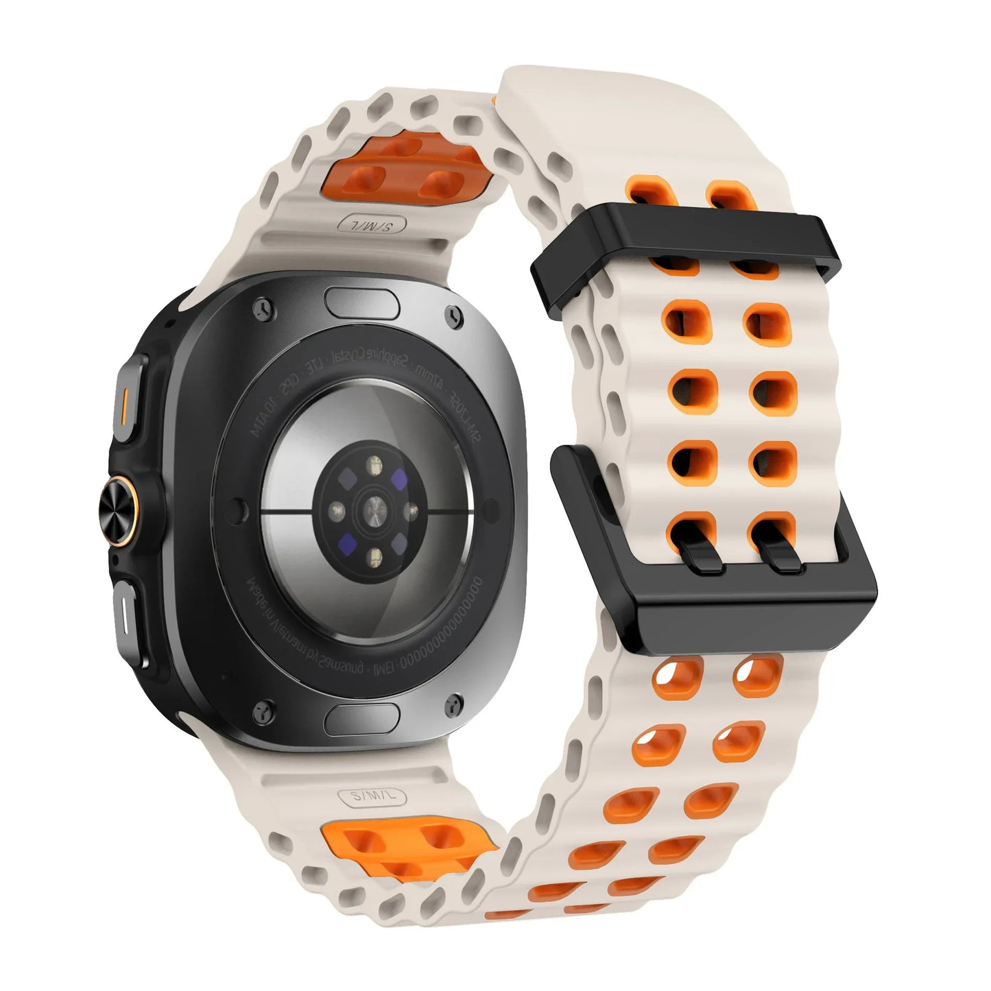 Ocean Strap for Samsung Galaxy Watch Ultra 2025 Sports Silicone Band for Galaxy Watch 8-7 Ultra 47mm Official Original Wristband