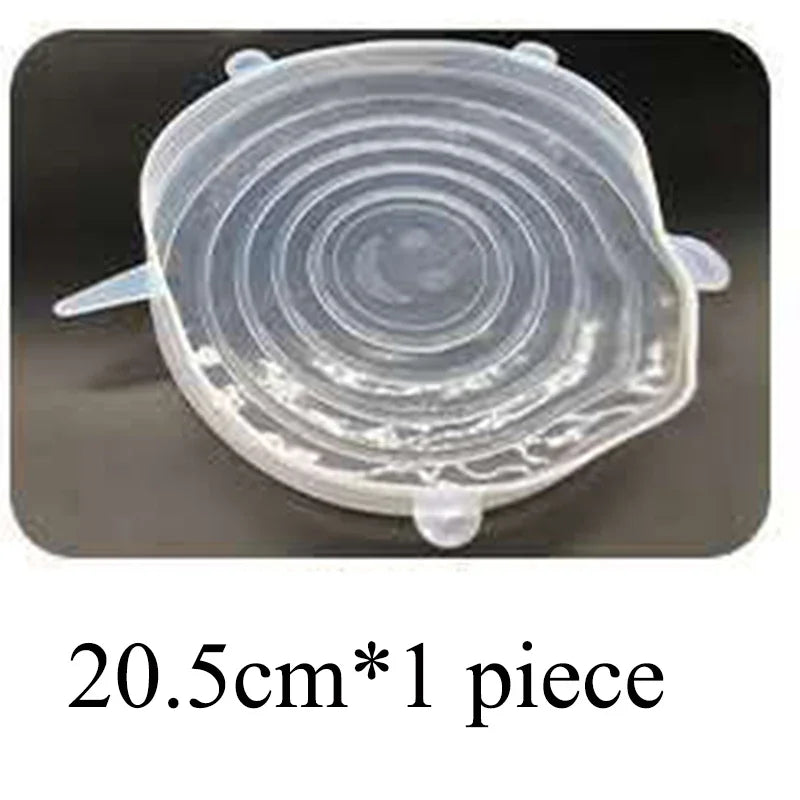 16 Sizes Silicone Stretch Lids Universal Lid Silicone Bowl Pot Lid Silicone Cover Pan Cooking Food Fresh Cover Microwave Cover