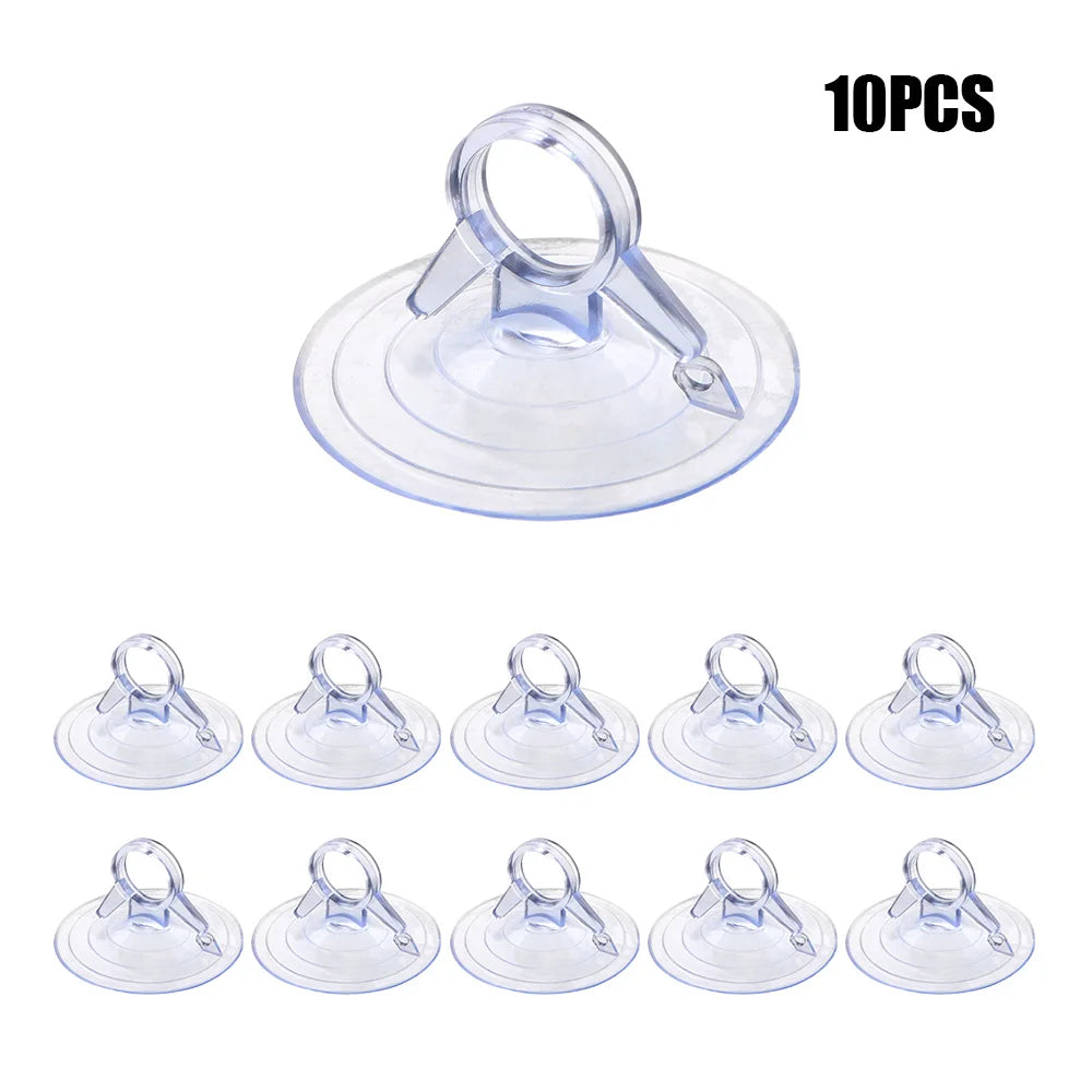 45mm Diameter Automotive Interior 10 PCS PVC Material Car Sunshade Suction Cup Strong pull ring dovetail suction cup