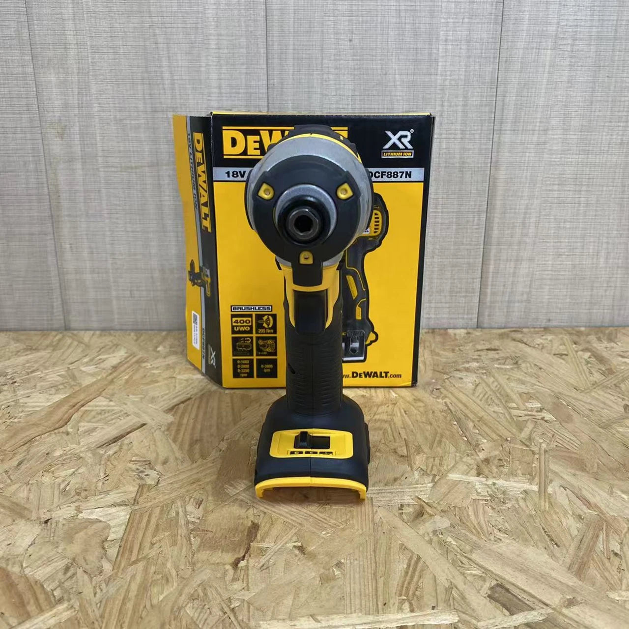 Original DEWALT 18V DCF887 electric screwdriver 20V brushless impact screwdriver 205Nm only for the body