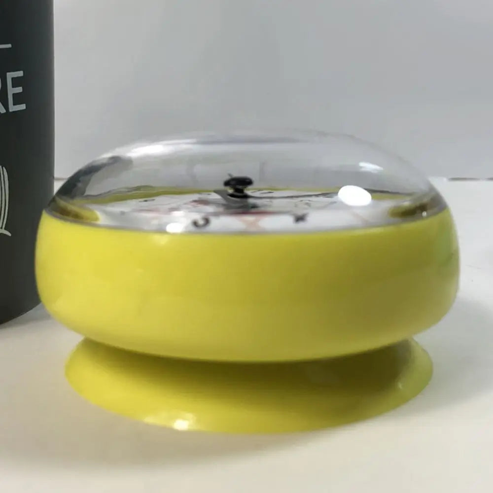 Mini Sucker Wall Clock Bathroom Anti-Fog Waterproof 7cm Kitchen Toilet Small Quartz Table Clock