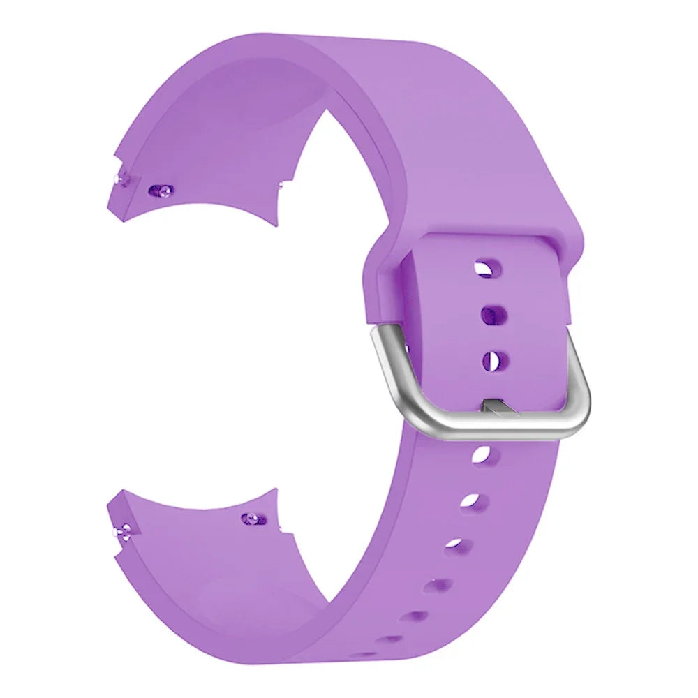 Original Silicone Band for Samsung Galaxy Watch 7 6 5 4 40mm/44mm 5Pro No Gap Bracelet Galaxy Watch 6/4 Classic 46mm 47mm Strap