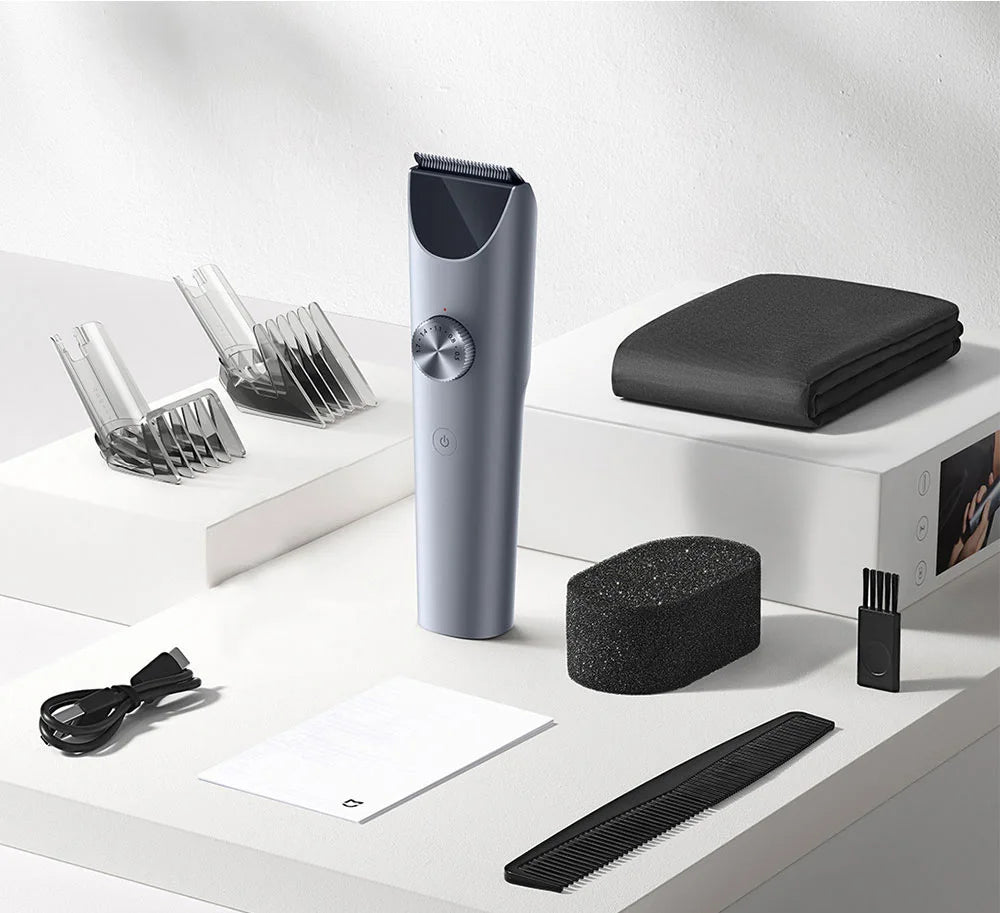 Original XIAOMI Mijia Hair Clipper 2 Men Sideburns Electric Shaver Wireless Hair Cutting Trimmer Barber Cutter