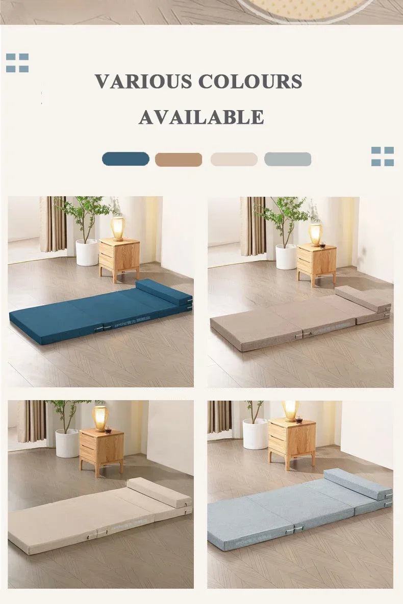 Home Lunch break folding mattress primary school students office floor paving car tatami sponge mat nap floor mat foam mattress