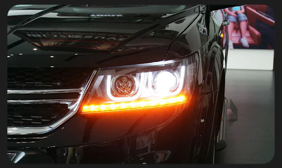 Car Lights for Dodge Journey LED Headlight 2008-2019 JCUV Head Lamp Drl Projector Lens Automotive Accessorie