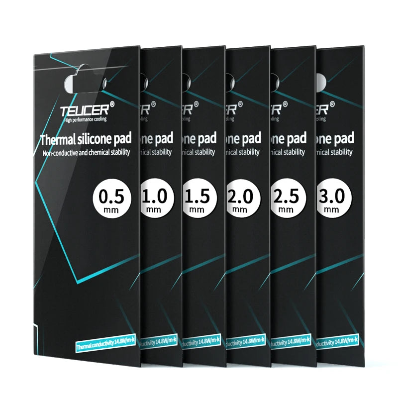 TEUCER 14.8W/mk Heat Conducting Thermal Pad Computer Laptop GPU VGA Card CPU Heatsink Cooling Conductive Silicone Grease Sheet