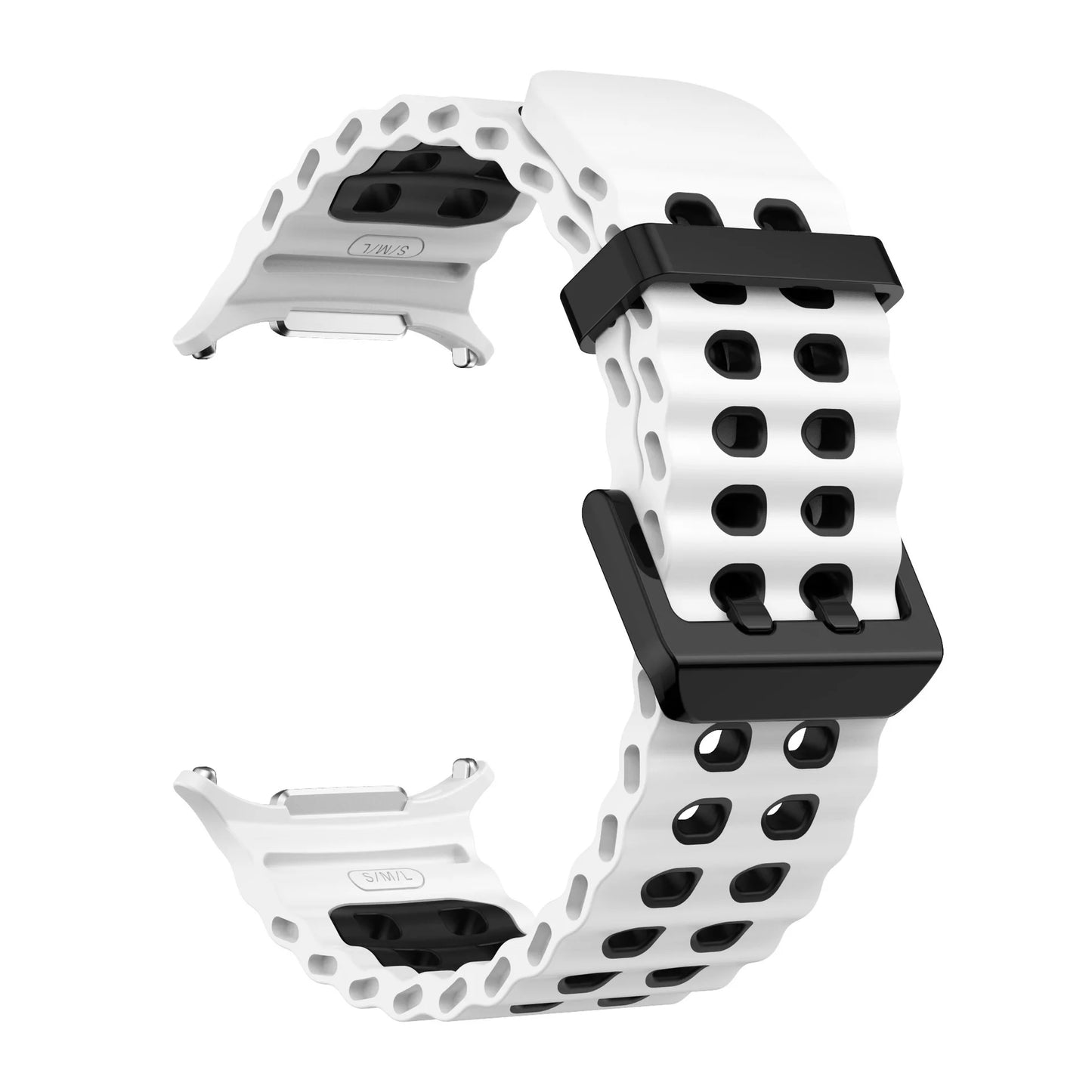 Ocean Strap for Samsung Galaxy Watch Ultra 2025 Sports Silicone Band for Galaxy Watch 8-7 Ultra 47mm Official Original Wristband