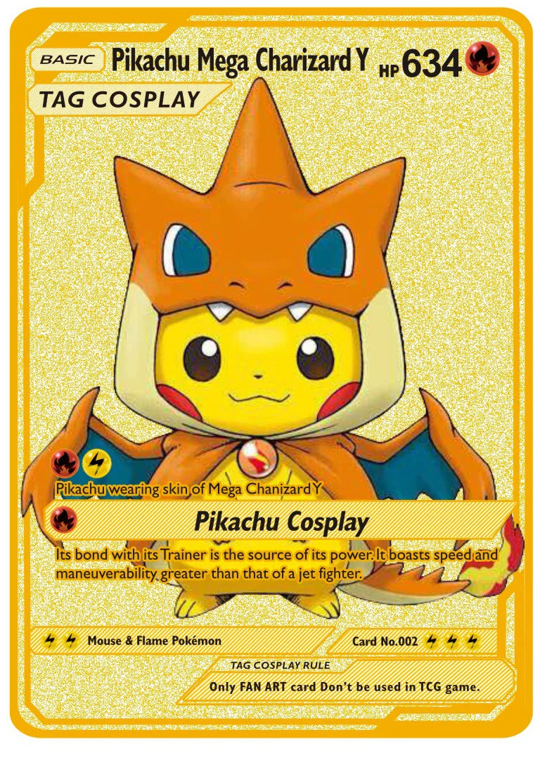 10000 Arceus Vmax DIY Golden Pokemon Cards in Spanish Iron Metal Pokmo Letters Kids Gift Game Collection Cards
