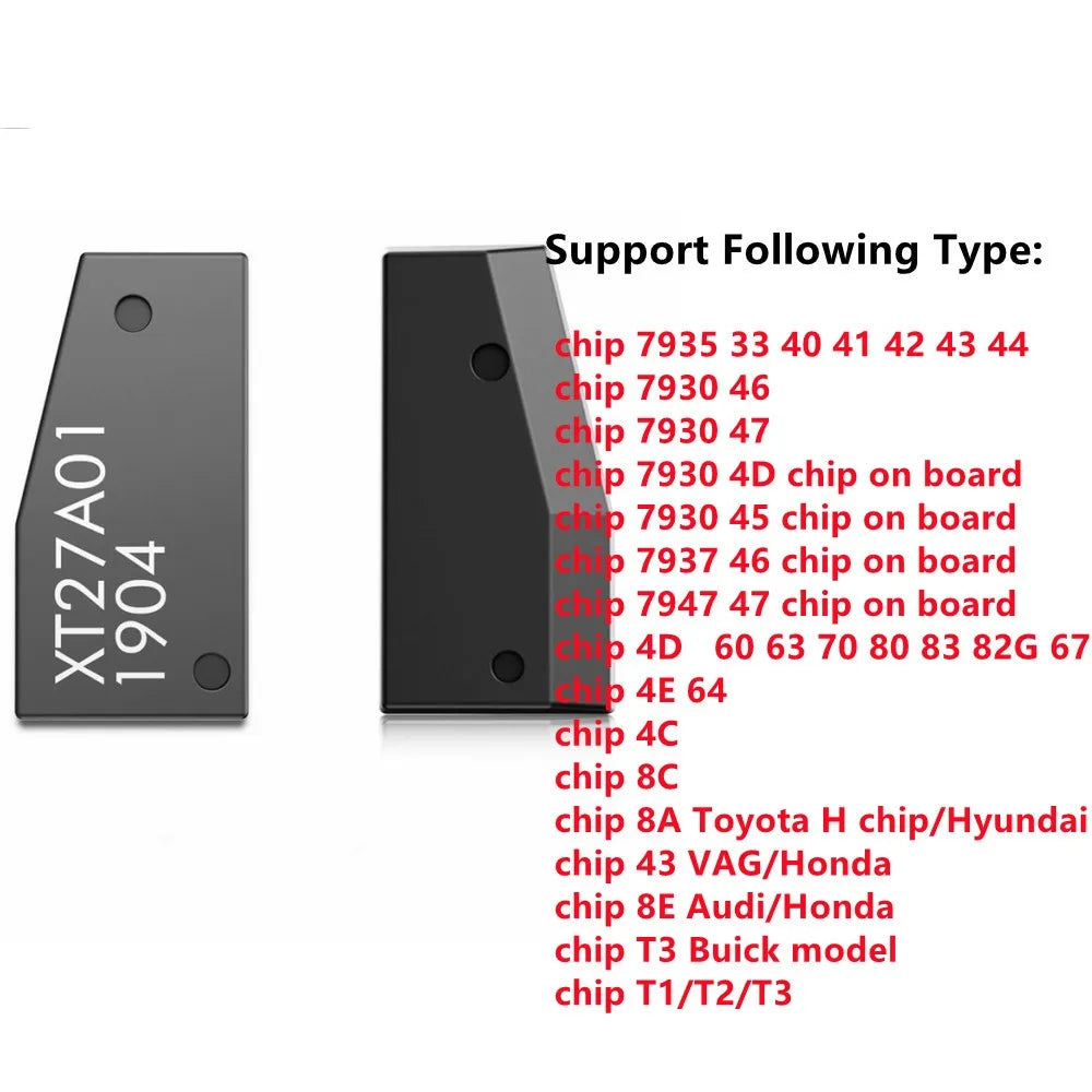 5- 100pcs XT27A VVDI Super Chip Transponder XT27A01 Super Chip For ID46/40/43/4D/8C/8A/T3/47 for VVDI Mini Key Tool