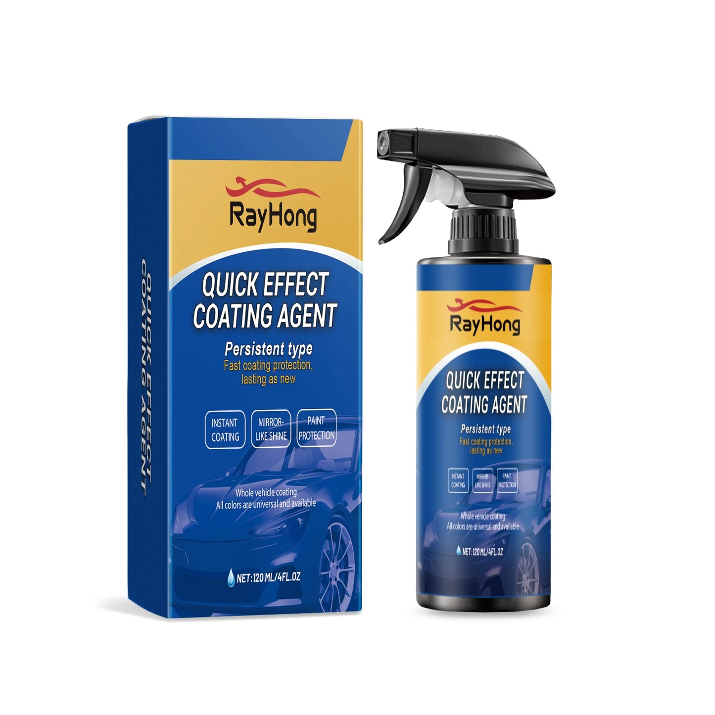 1-5PCS Car Nano Coating Spray Auto Quick-Dry Coating Hydrophobic Protection Polishing Maintenance Renewal Agent Accessories