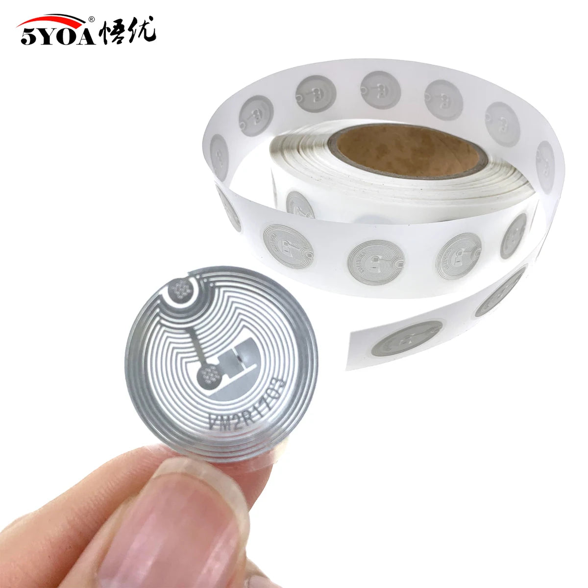 5YOA 13.56mhz CUID changeable S50 1K RFID Sticker Wet Inlay NFC tag Sector 0 Block 0 UID Rewritable NFC Andriod MCT Copy Clone