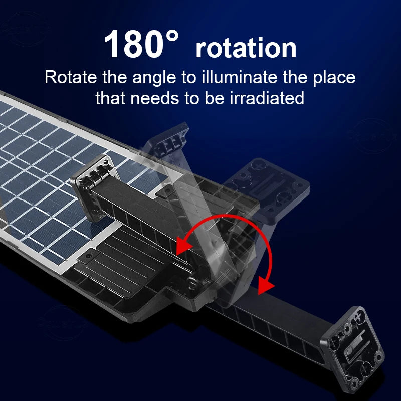 Super Bright 804 LED Solar Lights Outdoor Street Lamp Sunlight 3 modes IPX68 Waterproof Garden Lighting With Smart Motion Sensor