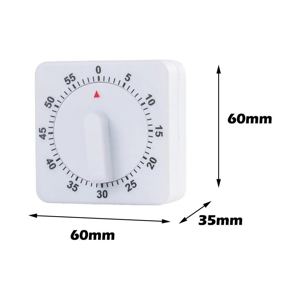 Multifunctional Mechanical Reminder Timer Kitchen Countdown With Alarm Reminder Magnet Timer Cooking Teaching Homework Office