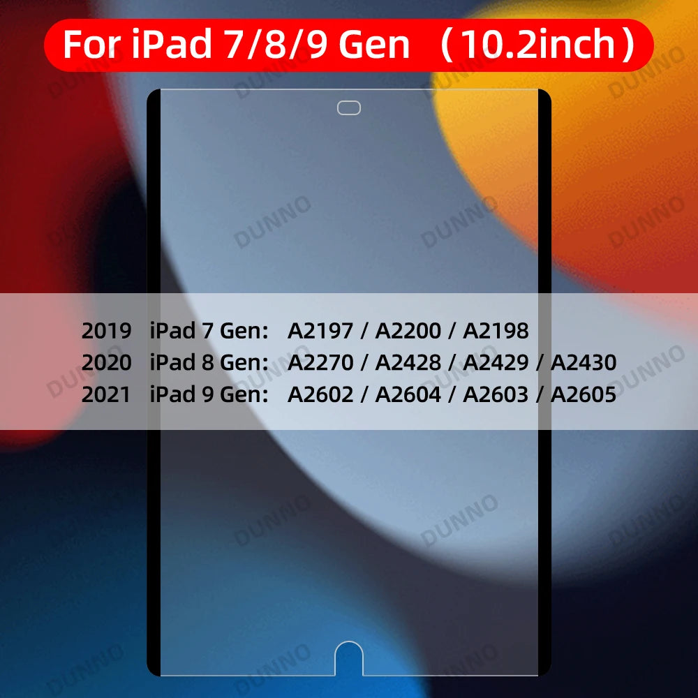 Paper Feel Screen Protector Film for iPad Air 11in 2024 Pro 11/12.9 Air 4 5 10/9/8/7th Generation Removable Magnetic Attraction