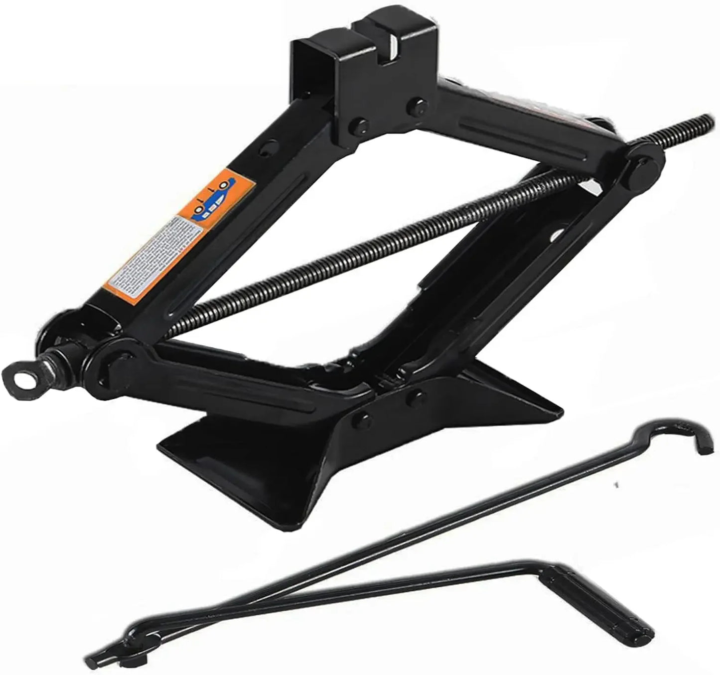 Car Jack 0.8T/1T/2T Portable Labor-saving Hand-cranked Car Scissor Jack Car Repair and Tire Replacement Special Tool for Car SUV