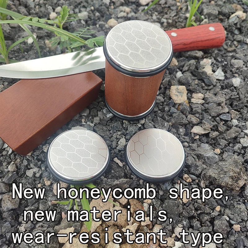 2P Rolling Knife Sharpener Whetstone grinding stone accessory Diamond Kitchen Professional Knife Sharpening Tool Agate Polishing