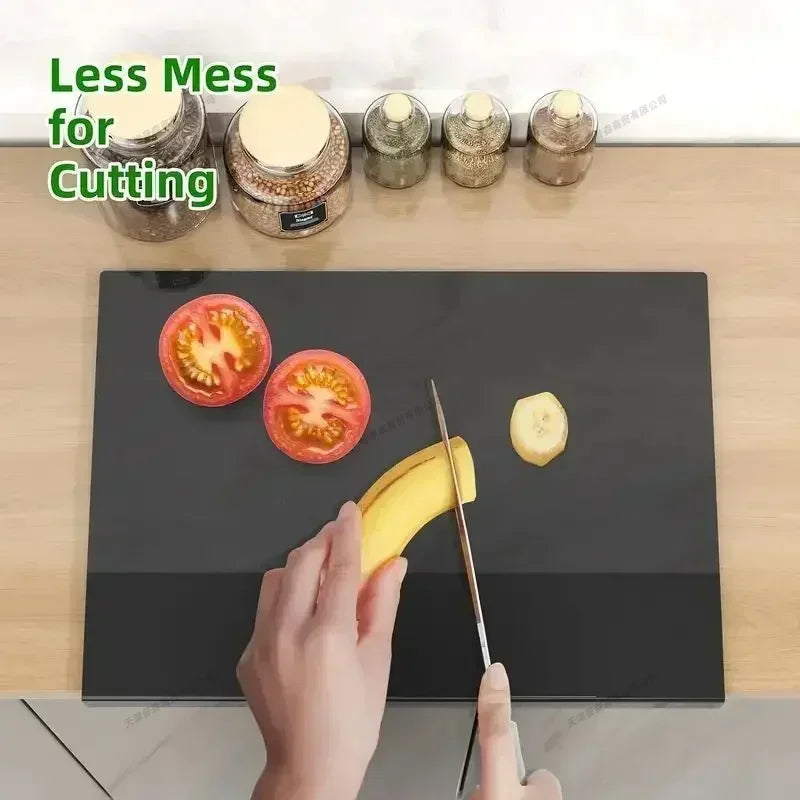 New High Quality Acrylic Cutting Boards Chopping Boards with Lip Anti-slip Countertop Protector Cheese Board Kitchen Accessories