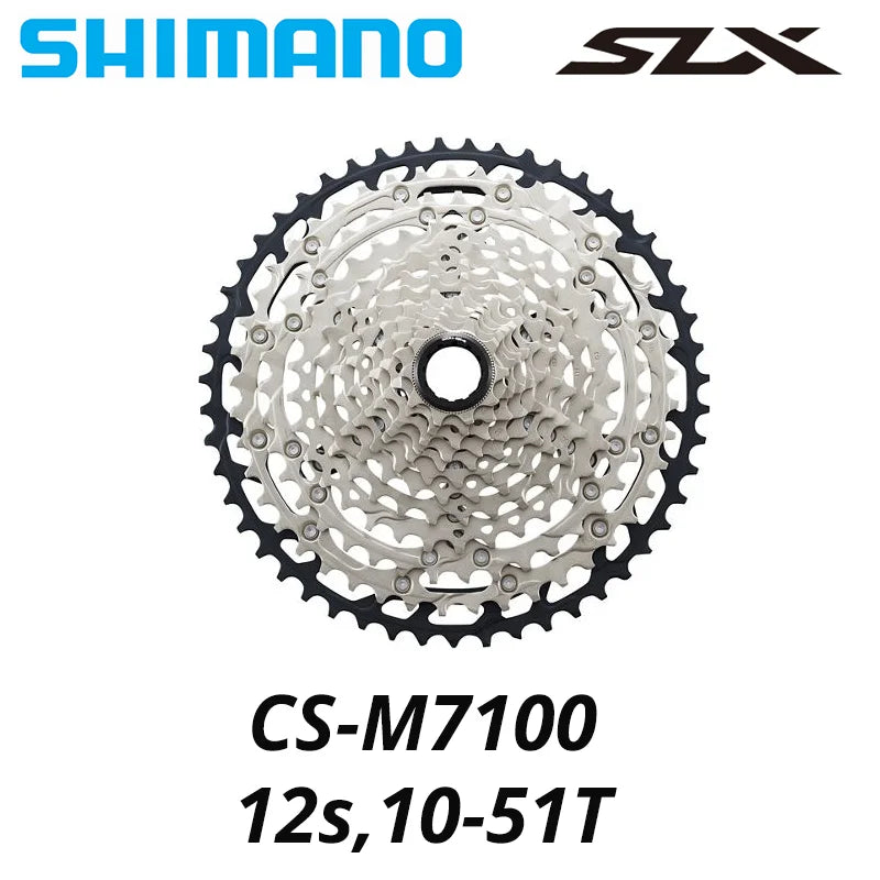 SHIMANO Deore M6100 12 Speed Mountain Bike Flywheel 12V Variable 12Speed Flying 12S 10-51T Micro Spline Cassette M7100 M8100