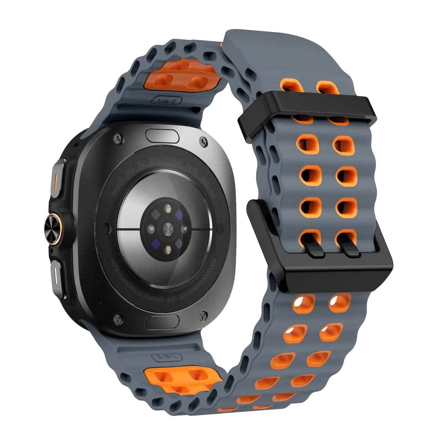 Ocean Strap for Samsung Galaxy Watch Ultra 2025 Sports Silicone Band for Galaxy Watch 8-7 Ultra 47mm Official Original Wristband