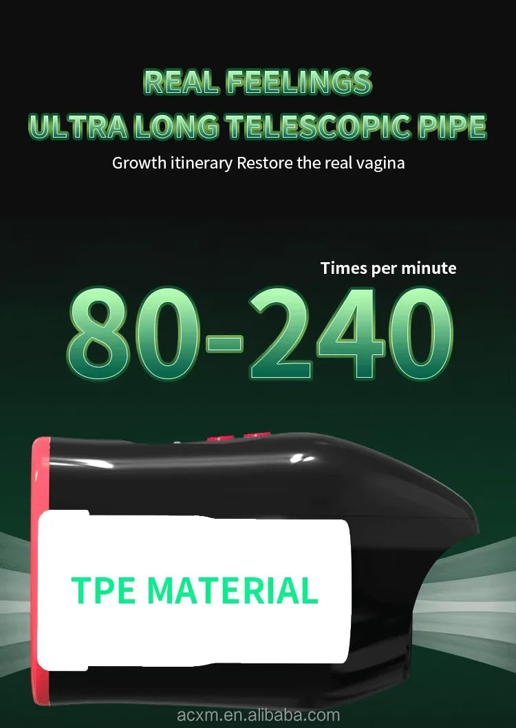 New APP Bluetooth Control Wearable Auto Male Masturbator with 6 Thrusting Vibrating Masturbation Stroker Machine Cup for Men