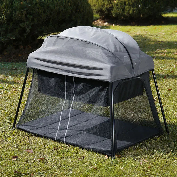 Outdoor Mini Folding Safety Infant Portable Playyards Baby Sleeping Bedside Bassinet Foldable Playpens Bed Cot Travel Baby Crib