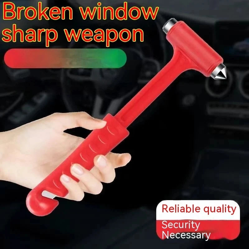 Car Buses Trucks Safety Hammer Multifunctional Seat Belt Cutter Window Breaking Hammer Portable Emergency Rescue Escape Tool
