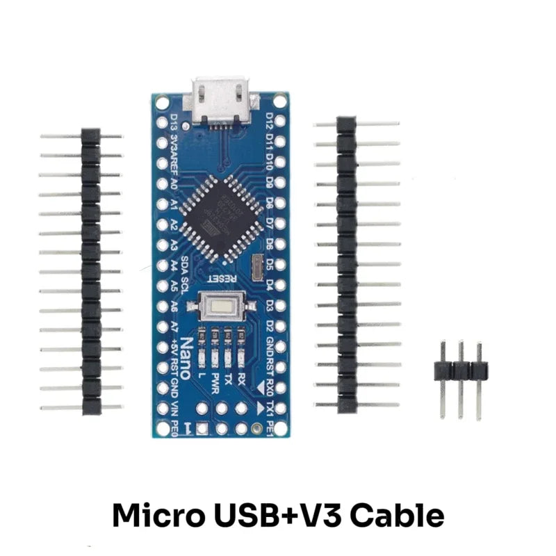 Mini/ Type-C /Micro USB Cable Nano 3.0 With Bootloader Compatible Nano Controller for Arduino CH340 USB driver 16Mhz ATMEGA328PB