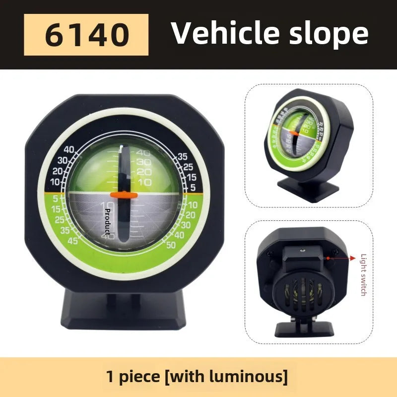 Outdoor Outing Car Guide Ball Self-driving Tour Compass with Thermometer Car Interior Decoration Accessories