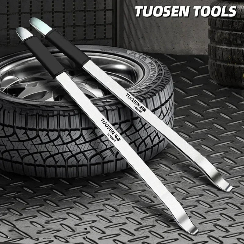 1/2PCS Professional Tire Changer Pry Bar Tool-Durable Metal,Rubber Handle,Labor-Saving Design,Non-Damaging Pry Corner