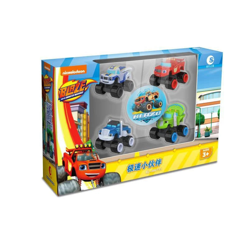 Flame and Machine Monster Car Toys Russian Crusher Truck Vehicles Figure Blaze Toy Blaze The Monster Machines Children's Gifts