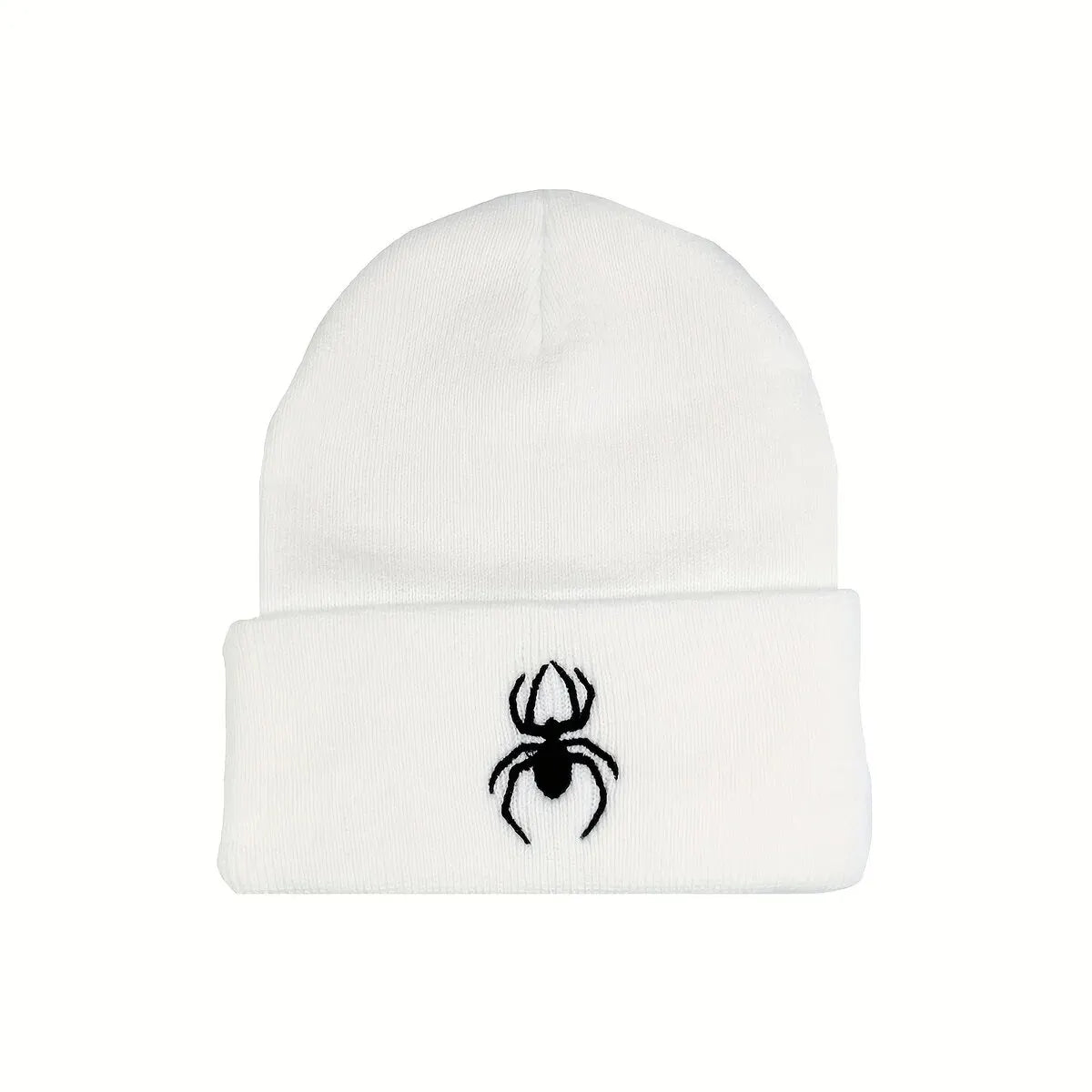 New Spider Hats Women Men Knitted Beanie Cap Skull Embroidered Cap Bonnet Skullies Cold Caps Boys Gifts Y2k Winter Warm