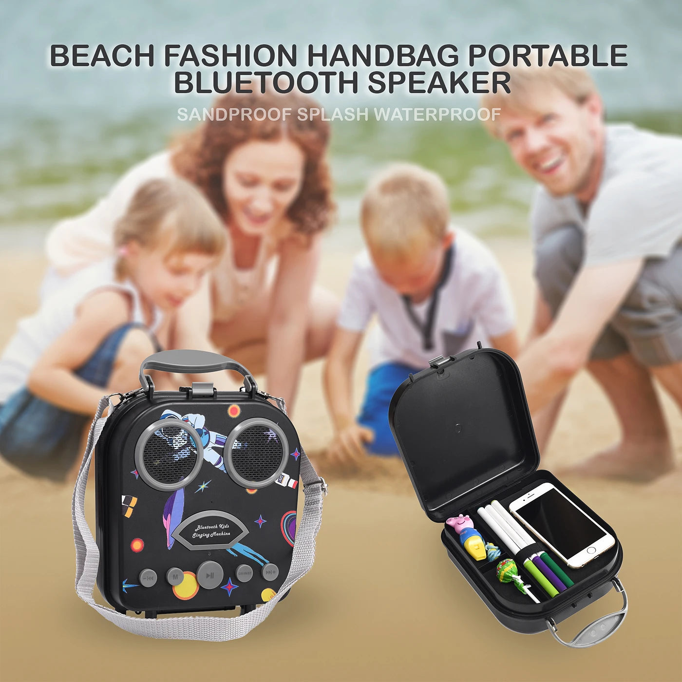 OEM China Manufacturer Children Ktv Girl Toys Kids Karaoke Singing Machine Speaker Portable Musical Machine With One Microphones
