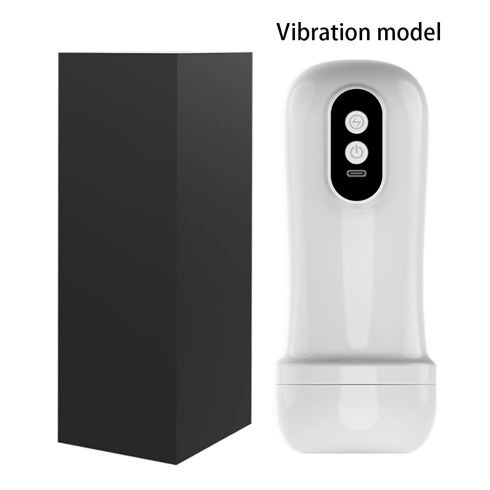 APP Automatic Sucking Male Masturbation Cup Vibration Heated Vagina Blowjob Masturbator Machines Sex Toys Adult Goods for Men
