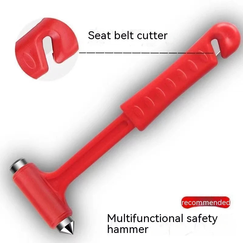 Car Buses Trucks Safety Hammer Multifunctional Seat Belt Cutter Window Breaking Hammer Portable Emergency Rescue Escape Tool