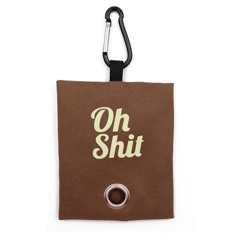 Pet Supplies Canvas Waste Bags Poop Bag Dispenser Portable Pet Poop Bag Holder Outdoor Puppy Kitten Litter Pickup Organizer