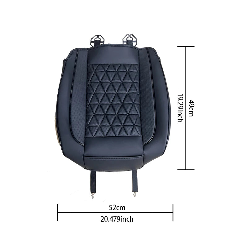 New Front Car Seat Cover PU Leather Cars Seat Cushion Automobiles Seat Protector Universal Car Chair Pad Mat Auto Accessories