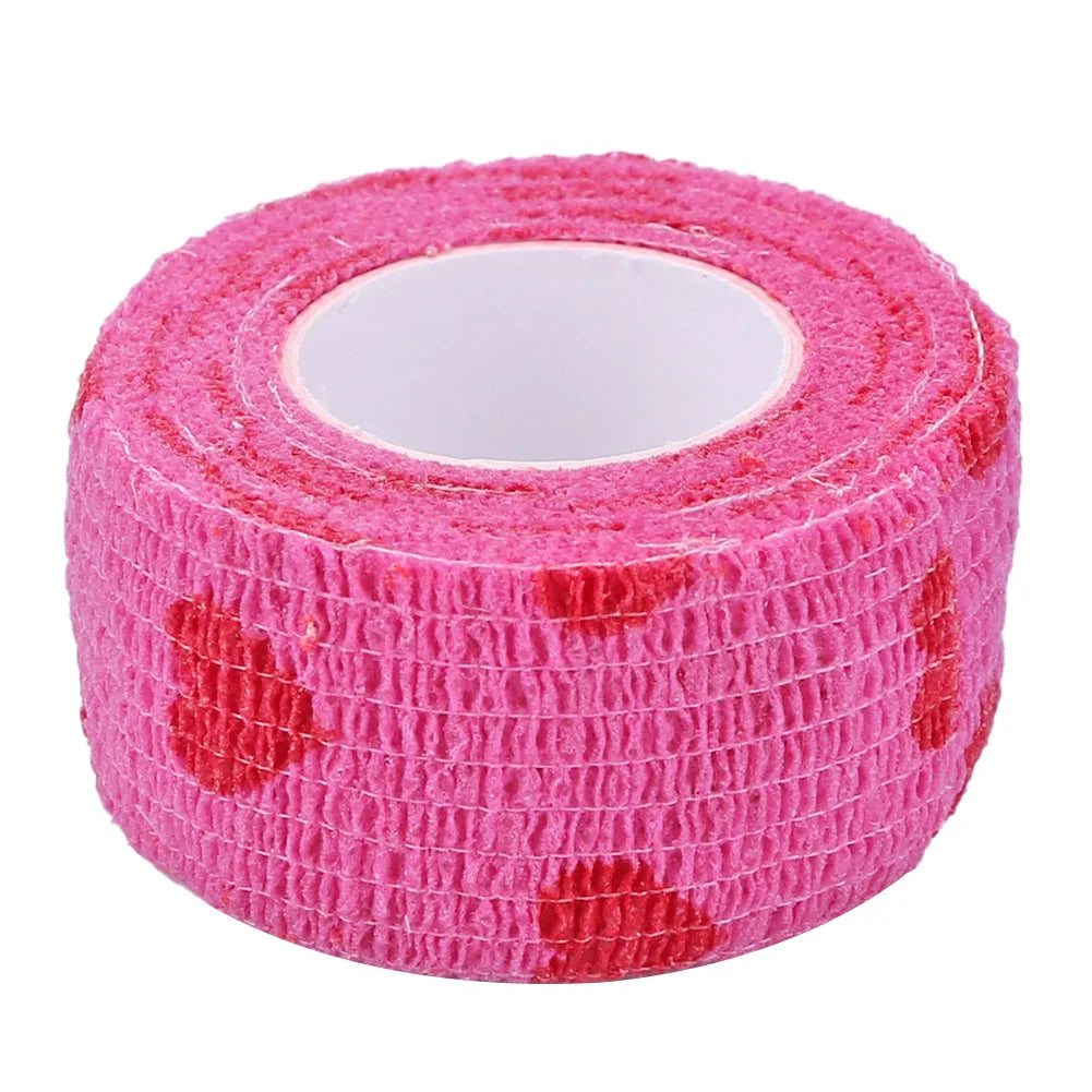 Pet Dog Cat Medical Breathable Elastic Bandage Non-woven Pet Self Adherent Wound Outdoor Retractable Sports Tape Dog Accessories