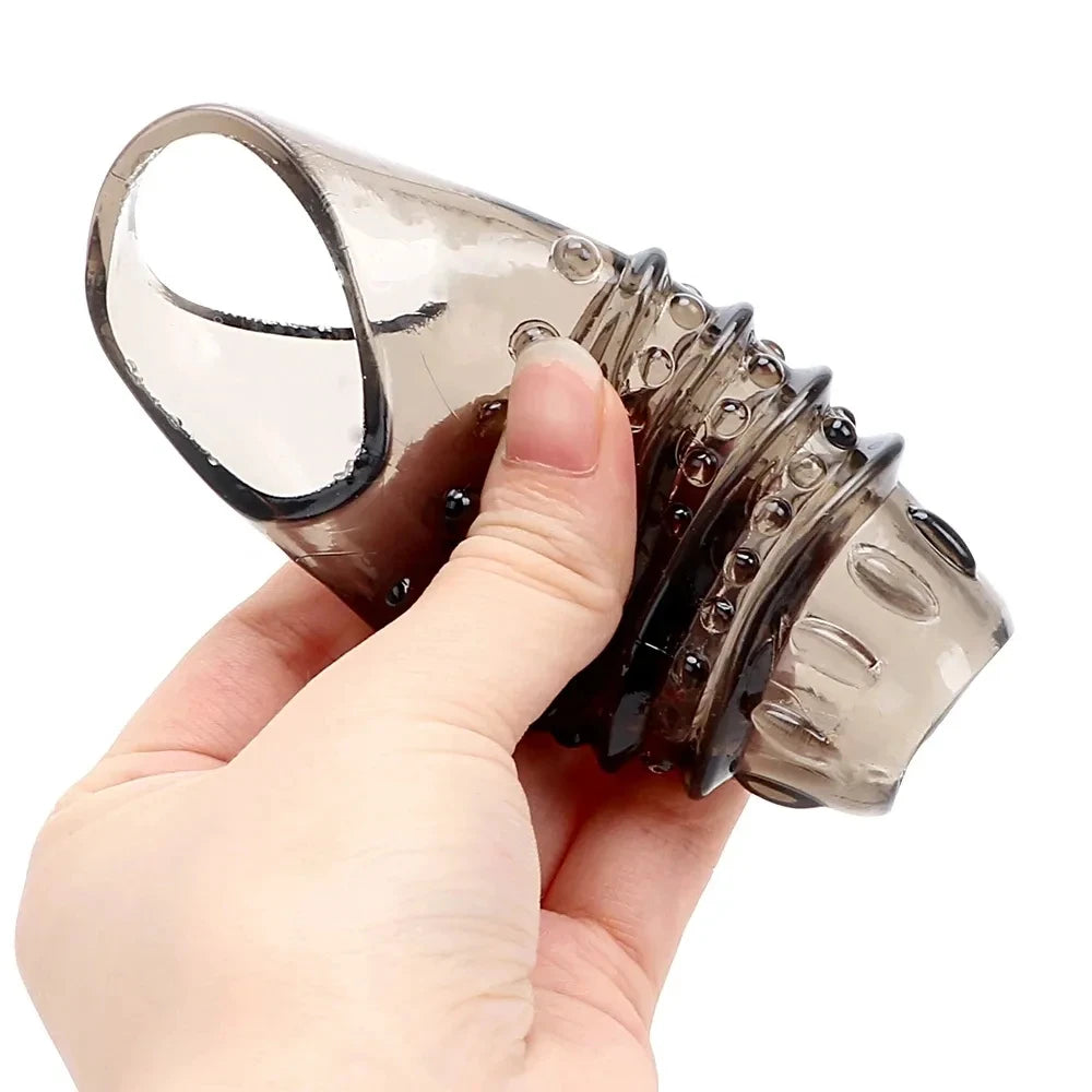 Cock Ring Reusable Silicon Delay Ejaculation Stronger Erection Penis Sex Toys For Couples Pleasure Orgasm Male Linen Nozzle Ring