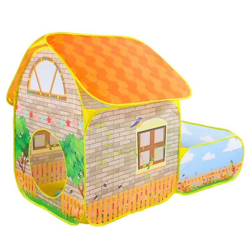 PANGDUBE Folding Baby Playpen 156*80cm Garden Children's Toy Tent Kid Wigwam for Children Ball Pit Dry Pool Baby Playground
