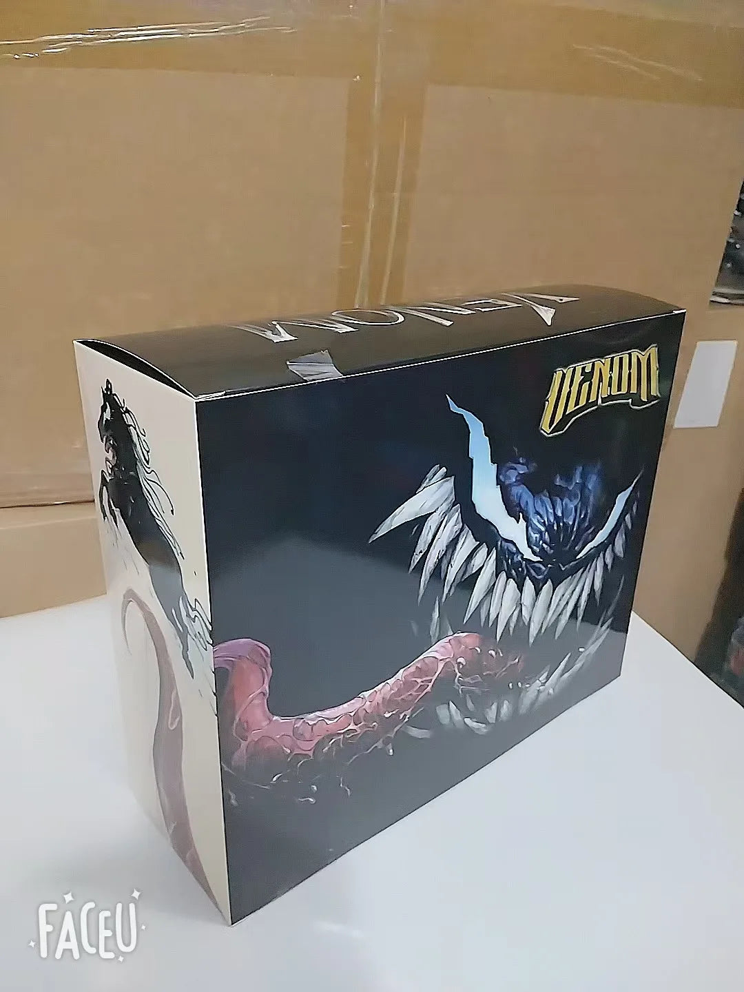 New Venom Horse Action Figure Joint Movable Toys Change Face Statue Model Doll Collectible Decorate For Kids Toy Gift