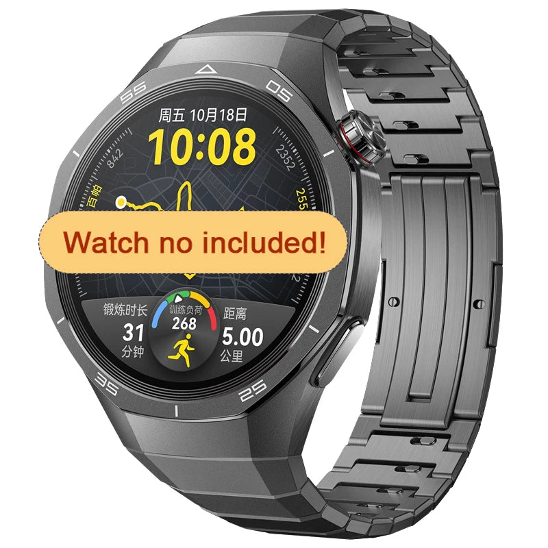 Original No Gaps Luxury Titanium Strap for Huawei Watch GT 5 Pro Metal Bracelet for Huawei Watch GT5 Pro Specialized Watch Strap